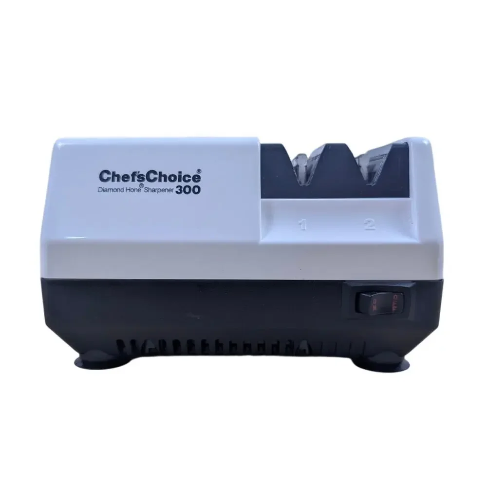 Chefs Choice Diamond Hone 2 Stage‎ Electric Knife Sharpener Model 300 Used USA